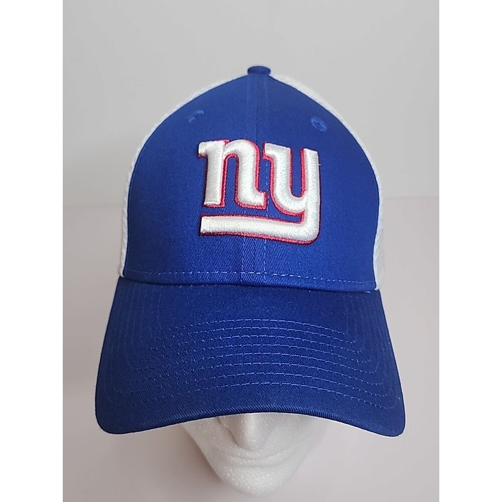 New York Giants New Era 39Thirty Hat Cap Blue White Size Small/ Medium EUC